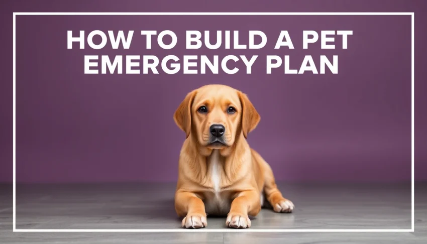 How to Build a Pet Emergency Plan Before a Natural Disaster